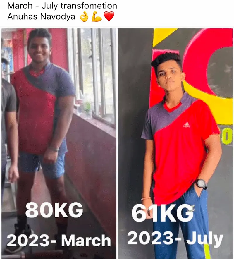 Shani Wickramasinghe Transformation